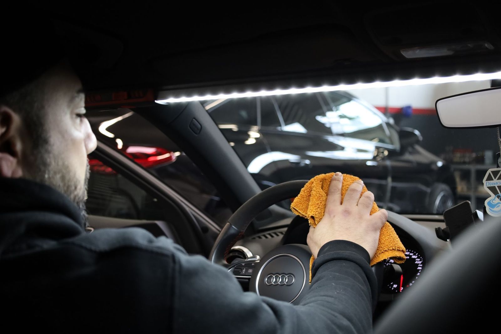 Detailing van het interieur